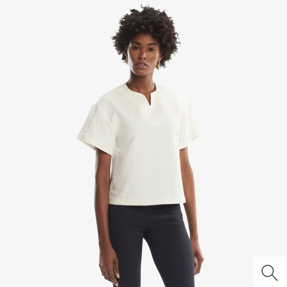 MM LaFleur Sjoerdina Top - Cotton Jacquard